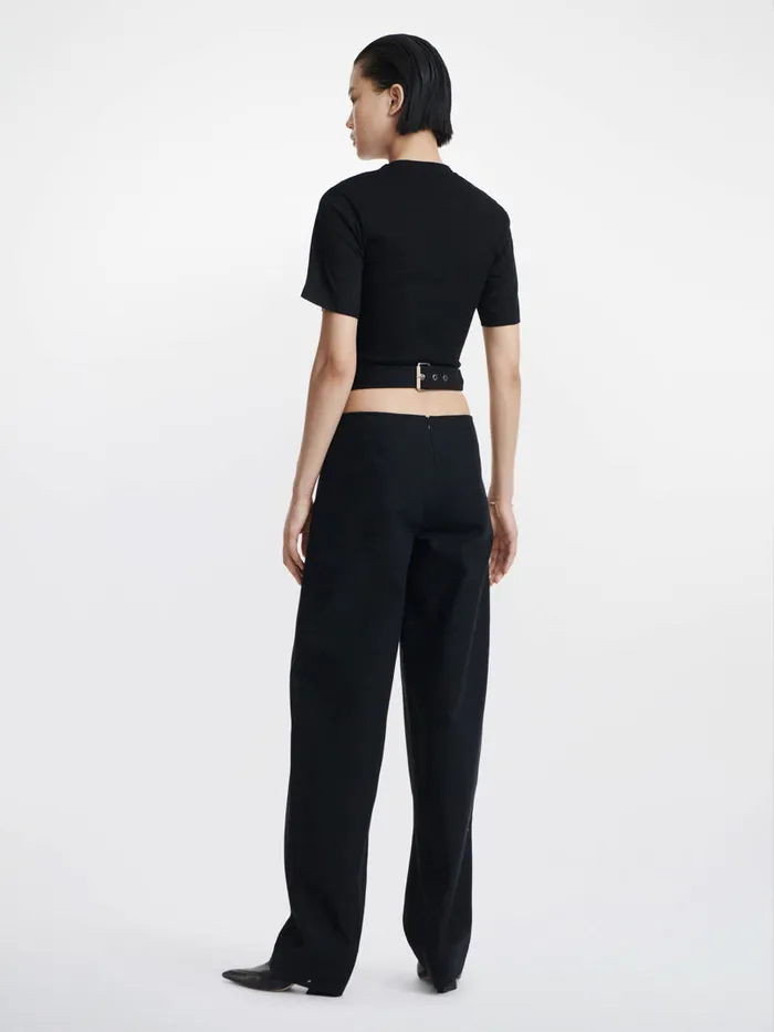 Dion Lee Core YFRONT BUCKLE TROUSERS Black 8211 Shop