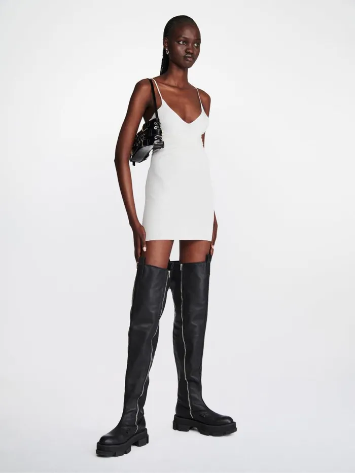 Dion Lee Dresses SCULPT RIB CAMI DRESS Ivory 8211 Shop