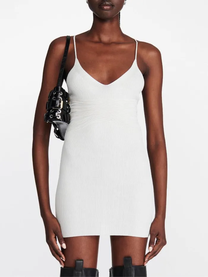 Dion Lee Dresses SCULPT RIB CAMI DRESS Ivory 8211 Shop