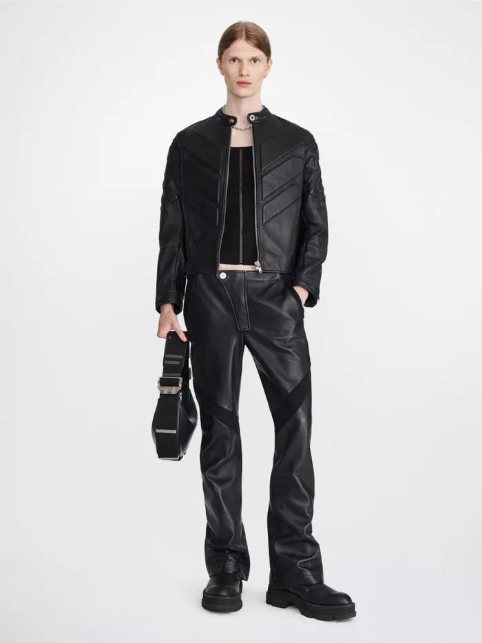 Dion Lee Outerwear REPTILE MOTO JACKET Black 8211 UnisexShop