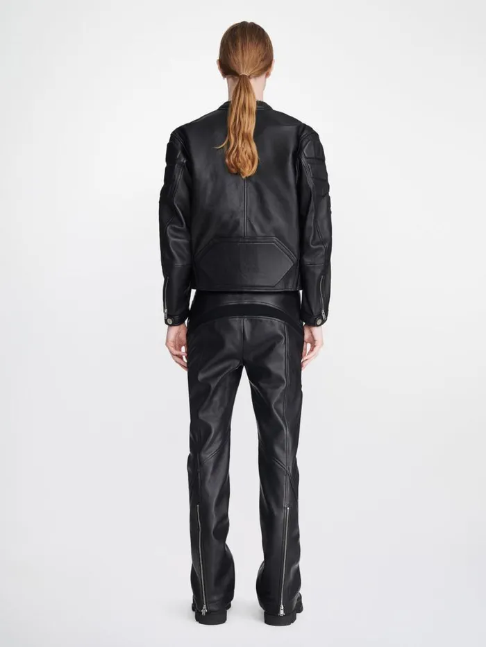 Dion Lee Outerwear REPTILE MOTO JACKET Black 8211 UnisexShop