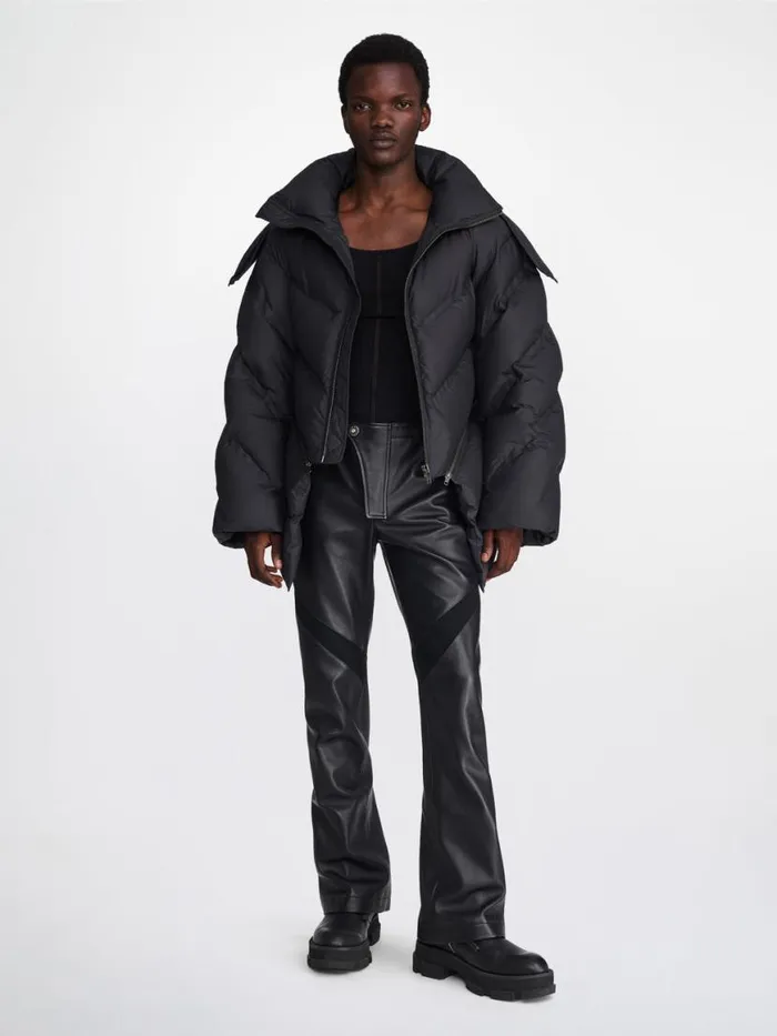 Dion Lee Outerwear WELDED DOWN PUFFER Black 8211 UnisexShop