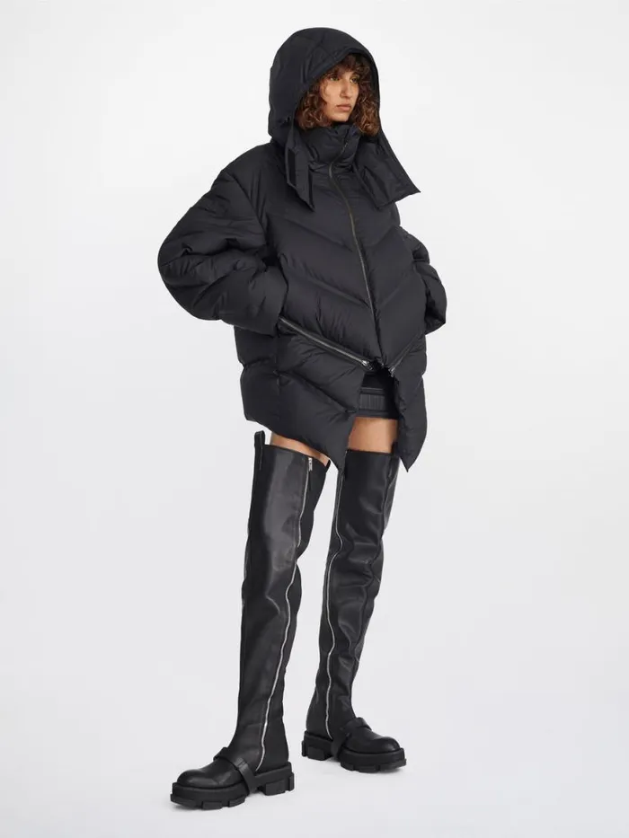 Dion Lee Outerwear WELDED DOWN PUFFER Black 8211 UnisexShop