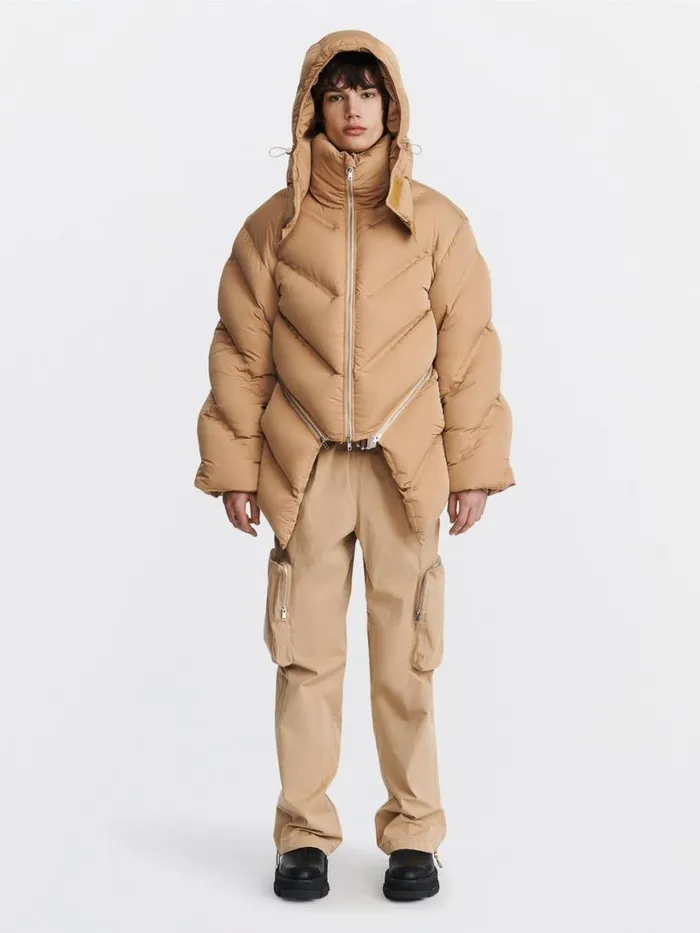 Dion Lee Outerwear WELDED DOWN PUFFER Dune 8211 UnisexShop