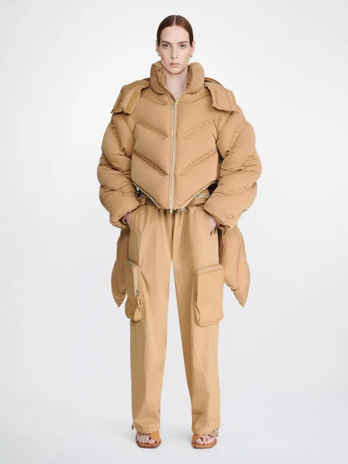 Dion Lee Outerwear WELDED DOWN PUFFER Dune 8211 UnisexShop