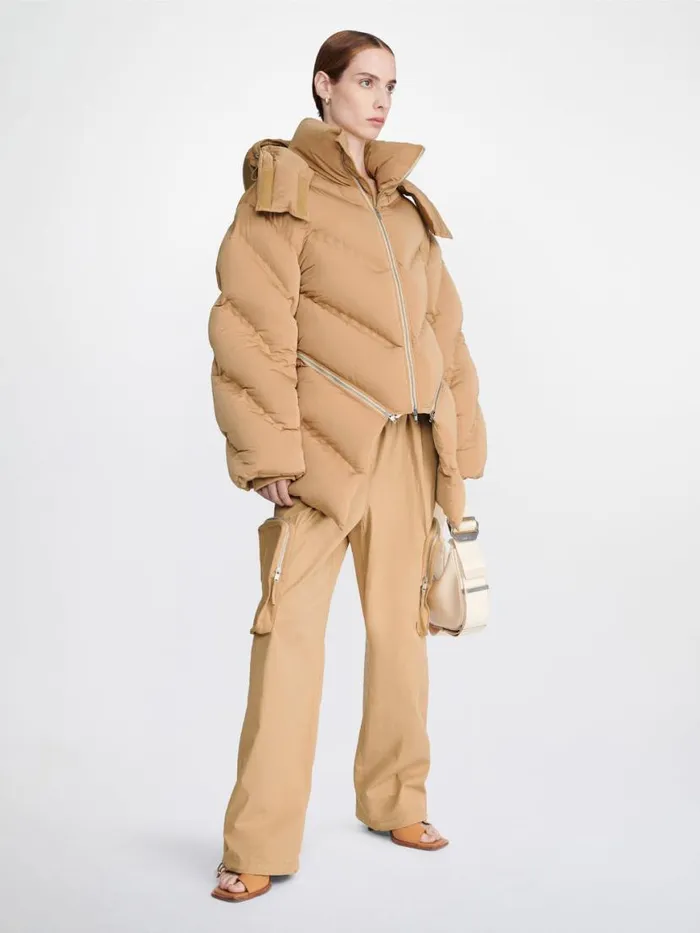 Dion Lee Outerwear WELDED DOWN PUFFER Dune 8211 UnisexShop
