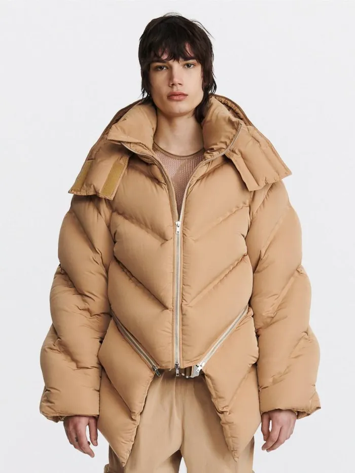 Dion Lee Outerwear WELDED DOWN PUFFER Dune 8211 UnisexShop