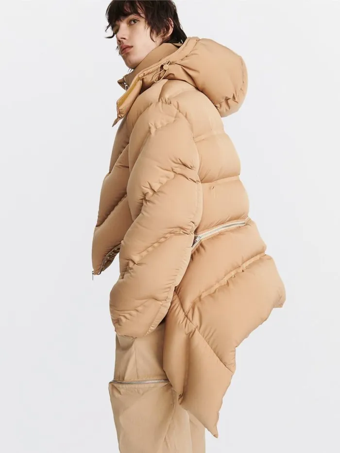 Dion Lee Outerwear WELDED DOWN PUFFER Dune 8211 UnisexShop