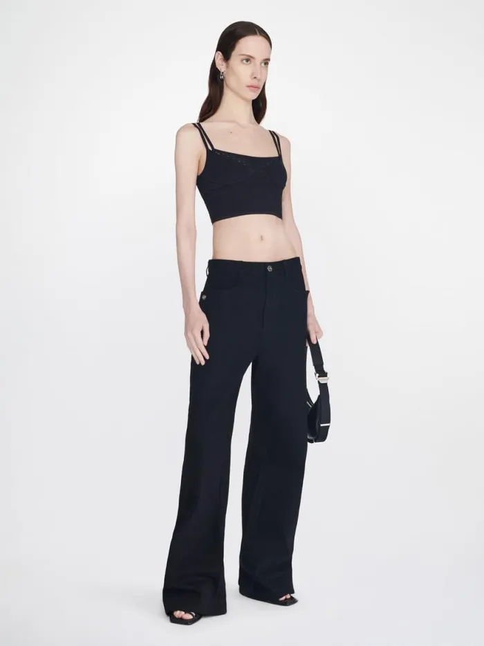 Dion Lee Pants CLASSIC DENIM PANT Black 8211 UnisexShop