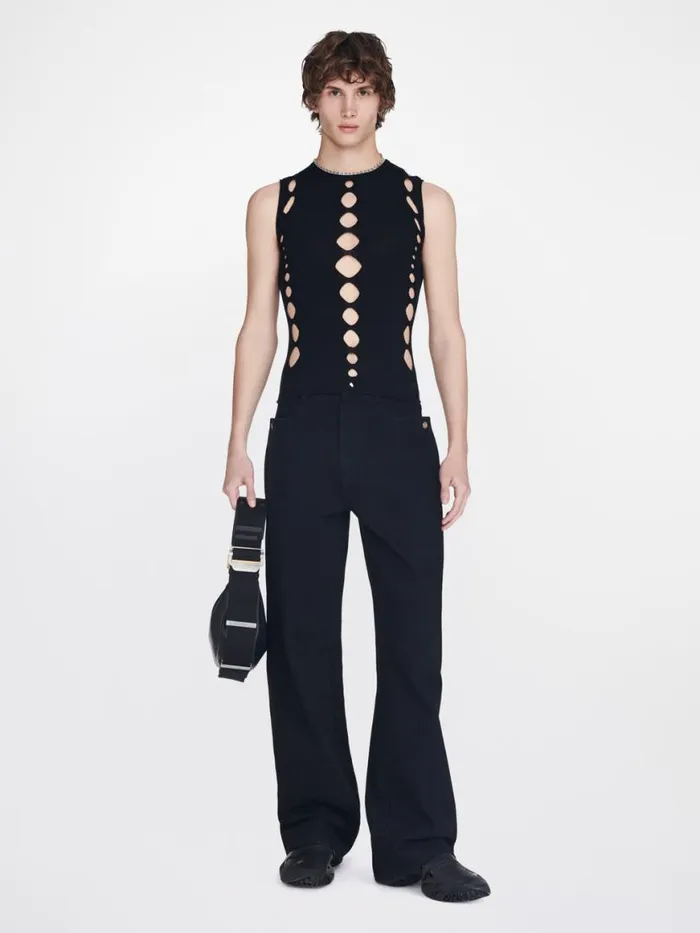 Dion Lee Pants CLASSIC DENIM PANT Black 8211 UnisexShop
