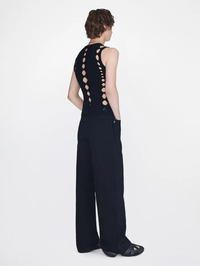 Dion Lee Pants CLASSIC DENIM PANT Black 8211 UnisexShop