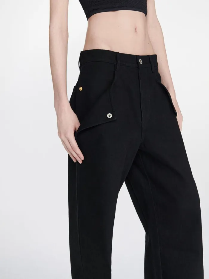 Dion Lee Pants CLASSIC DENIM PANT Black 8211 UnisexShop