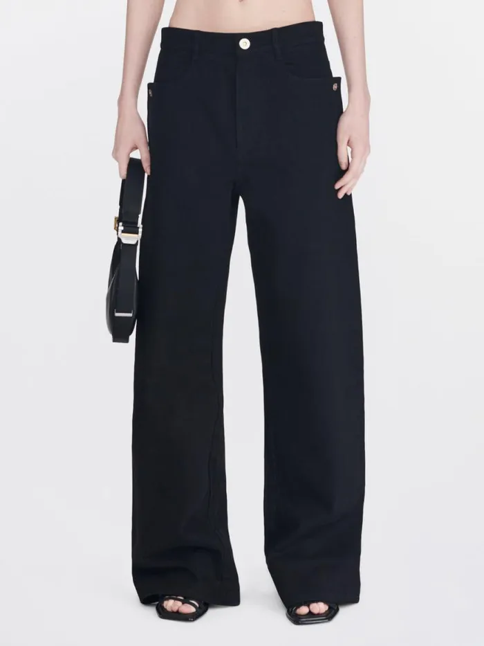 Dion Lee Pants CLASSIC DENIM PANT Black 8211 UnisexShop
