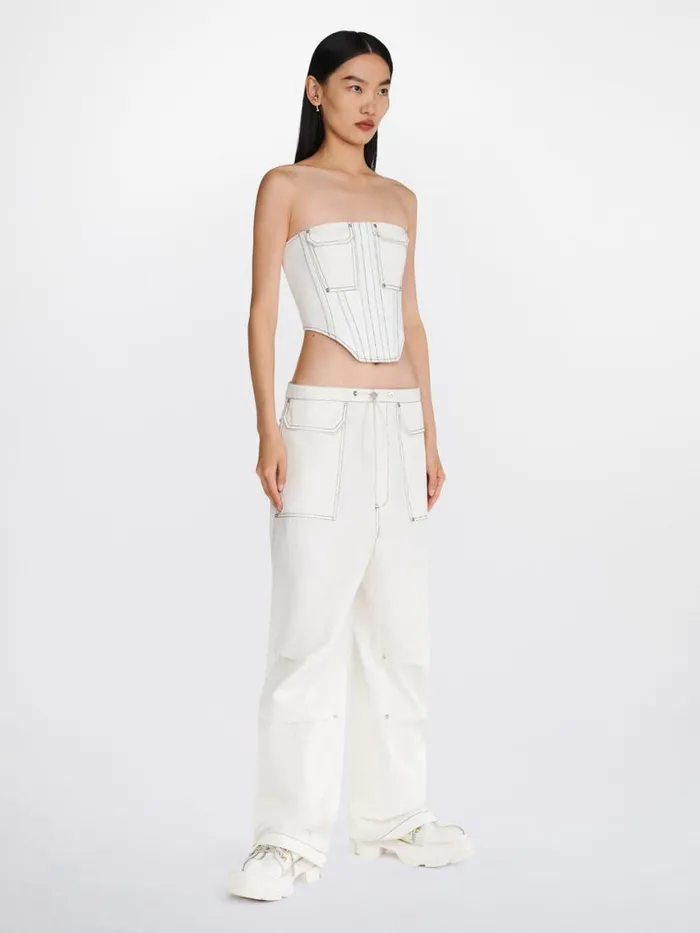 Dion Lee Pants HONGBAO PANT Ivoryblack 8211 Shop