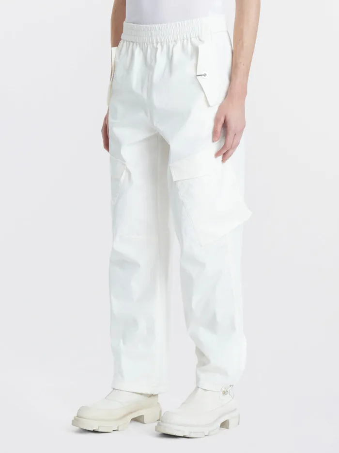 Dion Lee Pants LATCH CARGO PANTS Ivory 8211 UnisexShop
