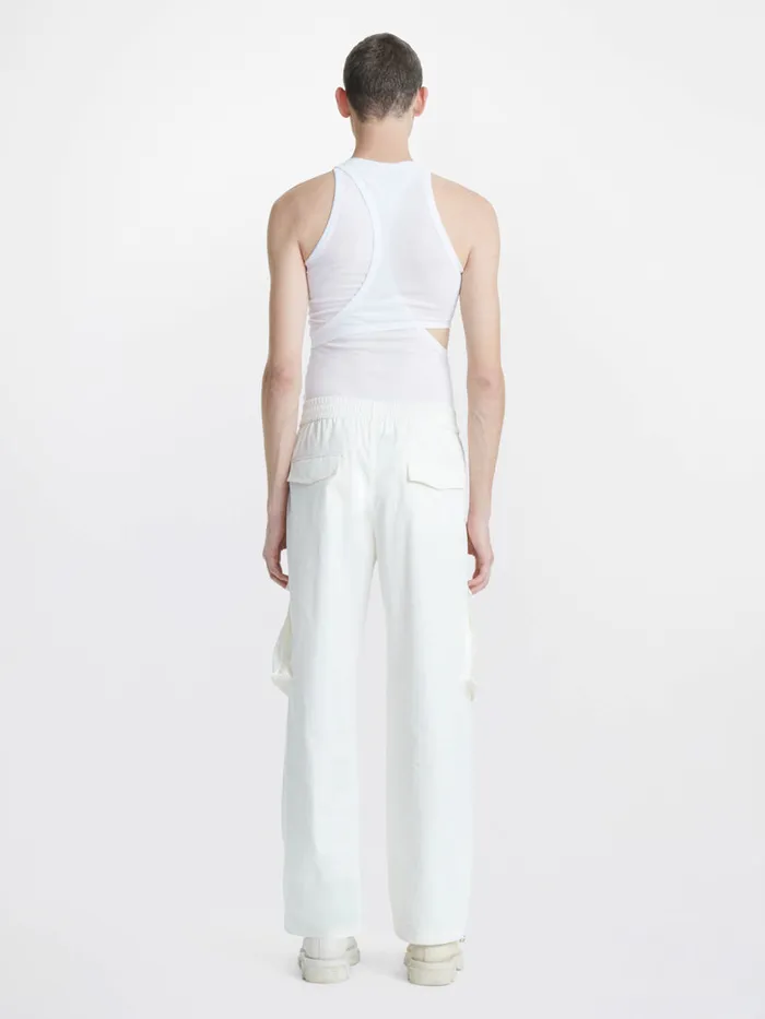 Dion Lee Pants LATCH CARGO PANTS Ivory 8211 UnisexShop