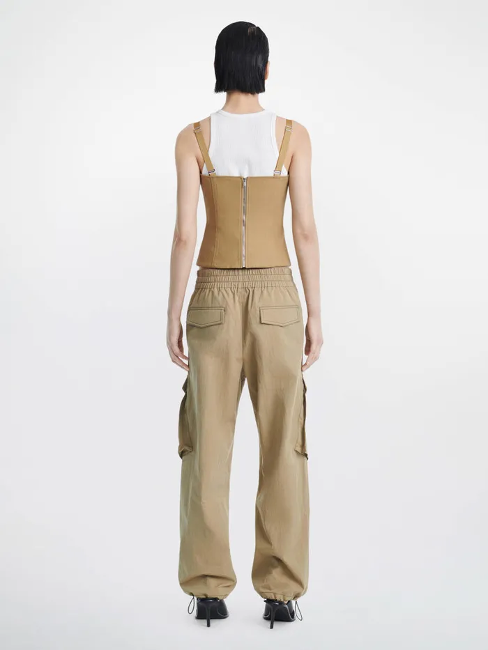 Dion Lee Pants LATCH CARGO PANTS Khaki 8211 UnisexShop