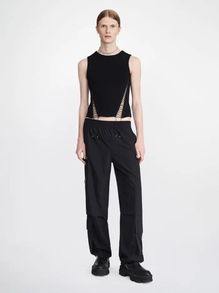 Dion Lee Pants POCKET CARGO PANT Black 8211 UnisexShop