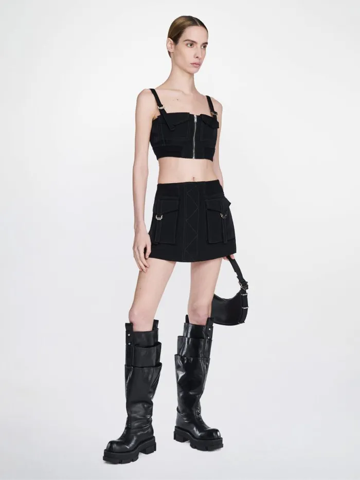 Dion Lee Skirts AVIATOR POCKET SKIRT Black 8211 Shop