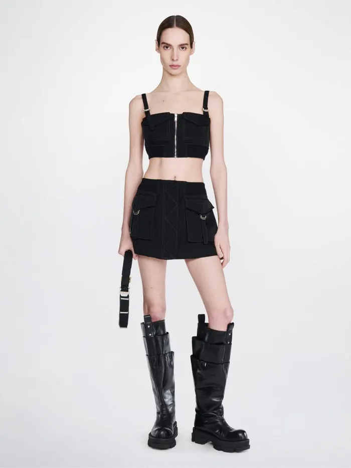 Dion Lee Skirts AVIATOR POCKET SKIRT Black 8211 Shop