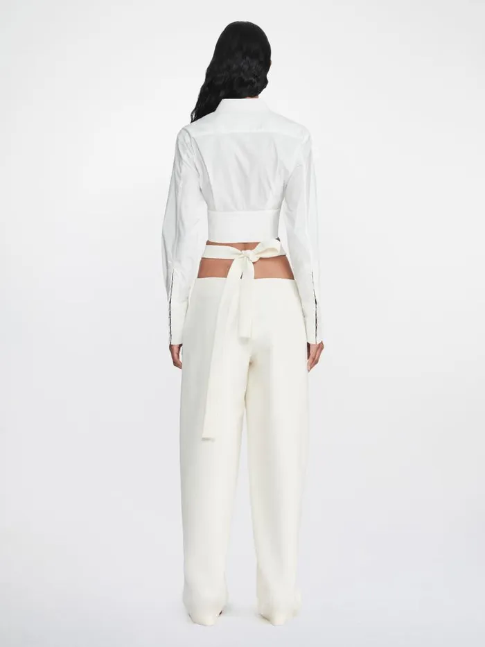 Dion Lee Tops UNDERCORSET SHIRT Ivory 8211 Shop