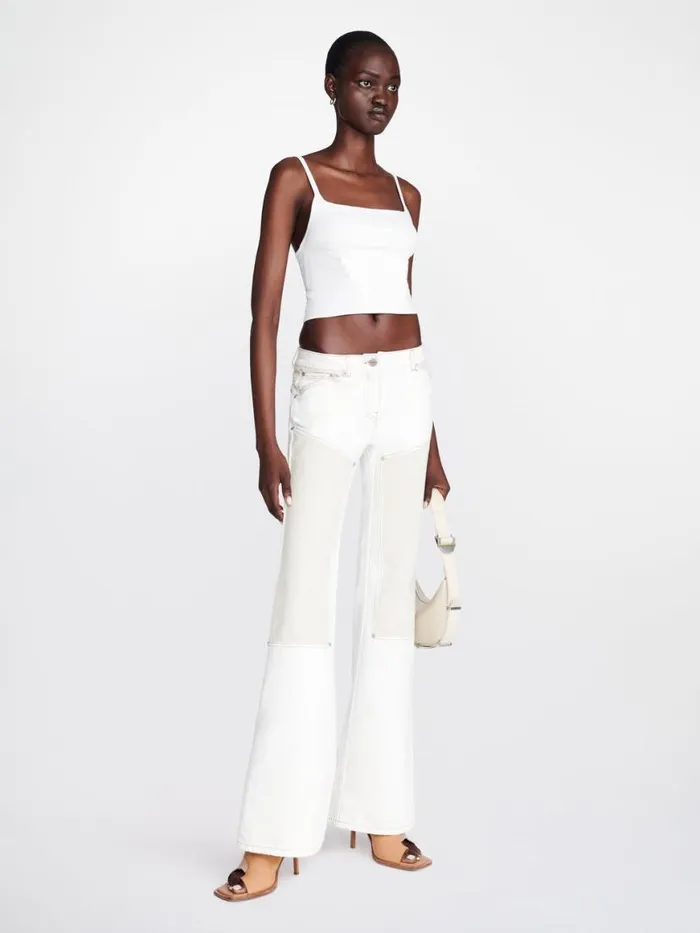 Dion Lee Tops VENTRAL COMPACT TOP Ivory 8211 Shop