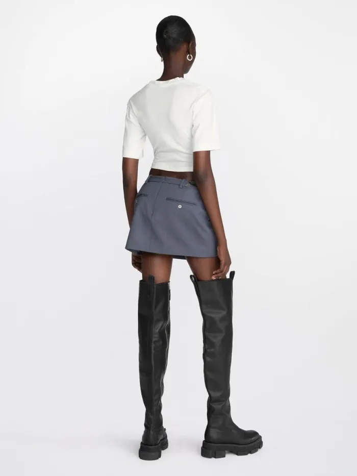 Dion Lee Tops WORKWEAR CORSET TEE Ivory 8211 UnisexShop