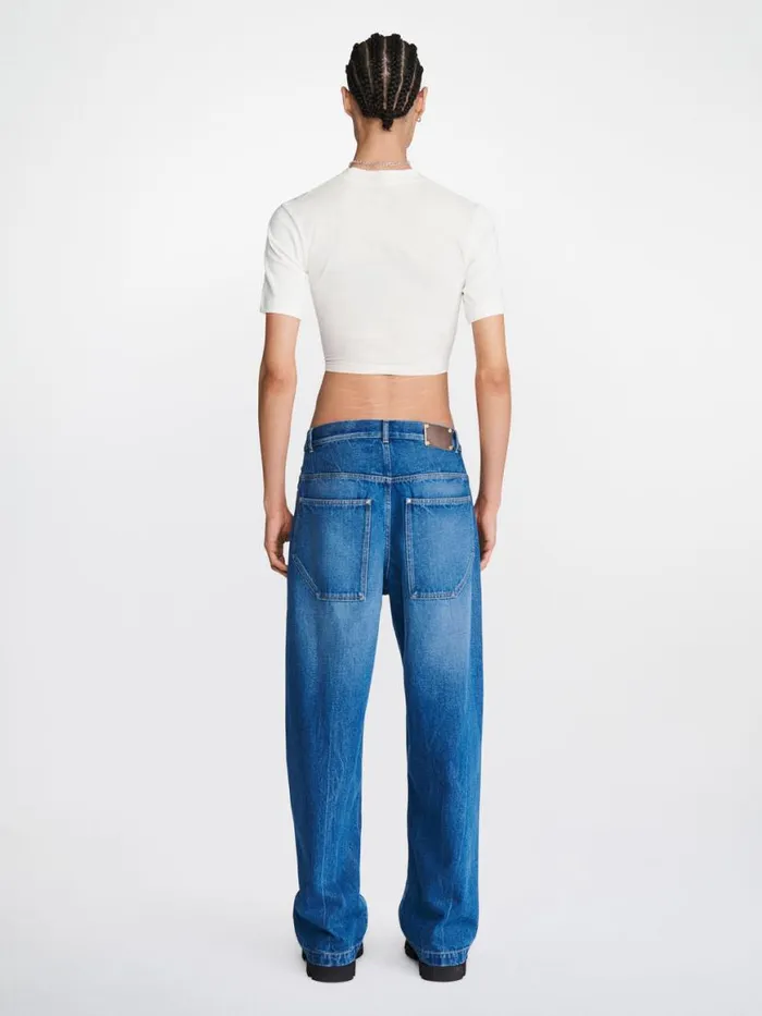 Dion Lee Tops WORKWEAR CORSET TEE Ivory 8211 UnisexShop