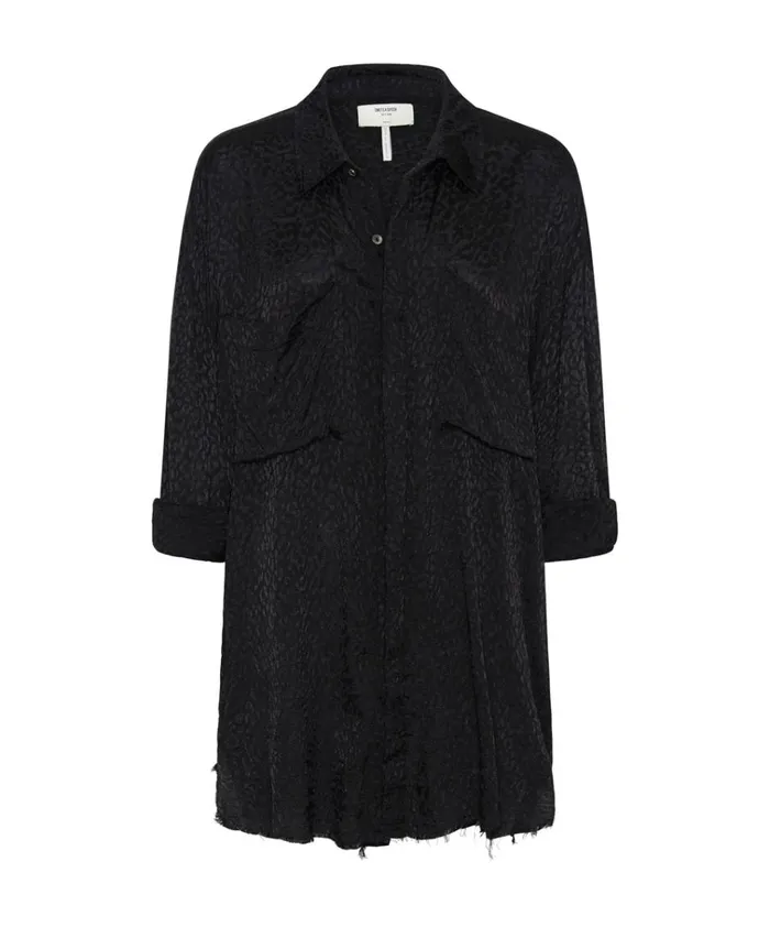 DIRTY ANGEL LONGLINE SHIRT Women One Teaspoon Mini Dresses DIRTY ANGEL LONGLINE SHIRT Women One Teaspoon Mini Dresses