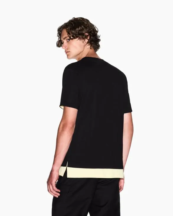 Double Effect Shortsleeved Sweatshirt Black Men Armani Sweatshirts Double Effect Shortsleeved Sweatshirt Black Men Armani Sweatshirts