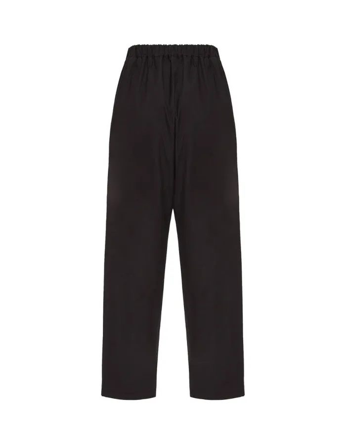 Drawstring Pants Solid Black Women La Double J Shorts and Pants Drawstring Pants Solid Black Women La Double J Shorts and Pants