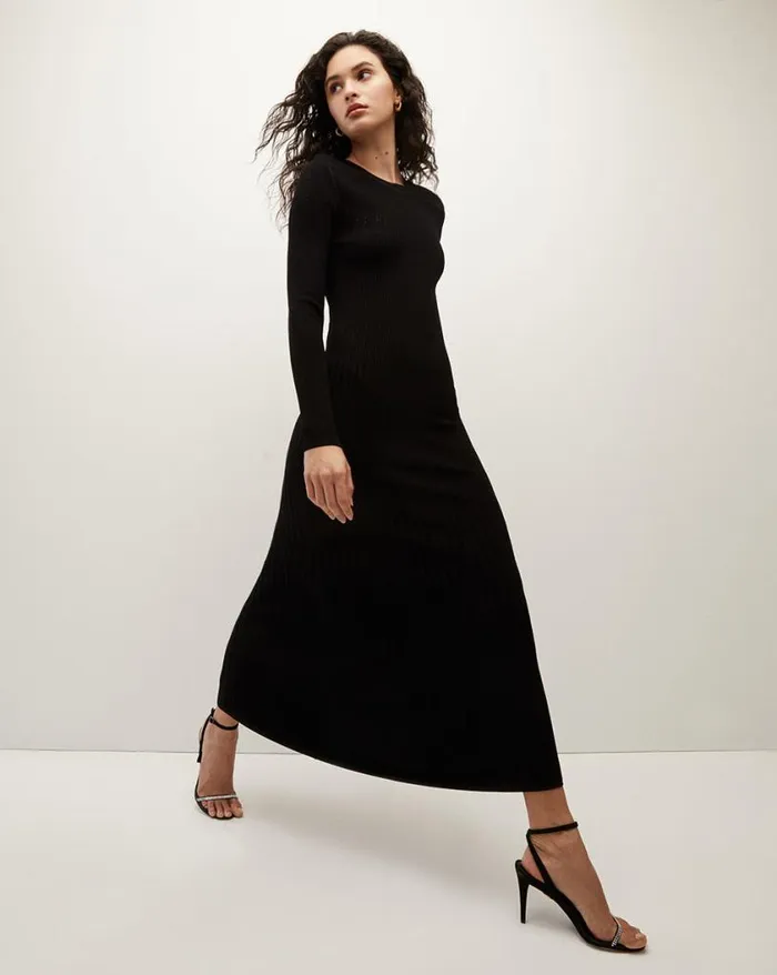 Dresses Shop Veronica Beard Nami Knit Dress Black