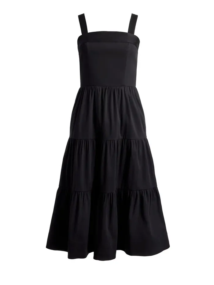 Dresses Women Alice Olivia SAIGE MIDI DRESS Black