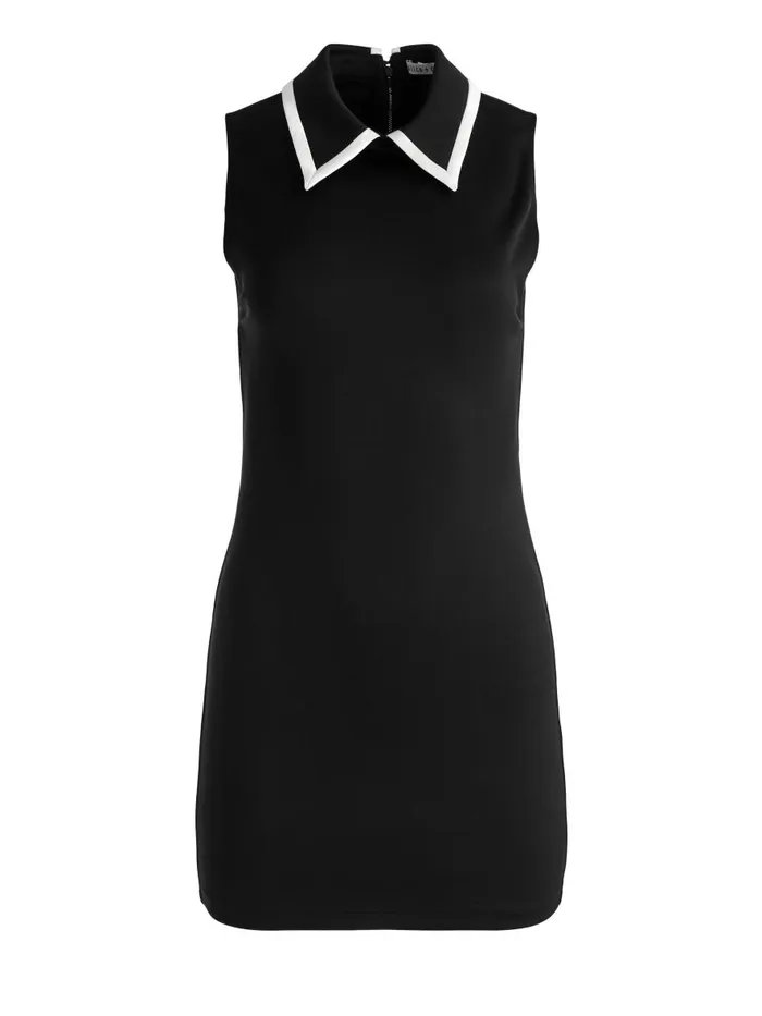Dresses Women Alice Olivia WYNELL COLLARED MINI DRESS Blackoff White