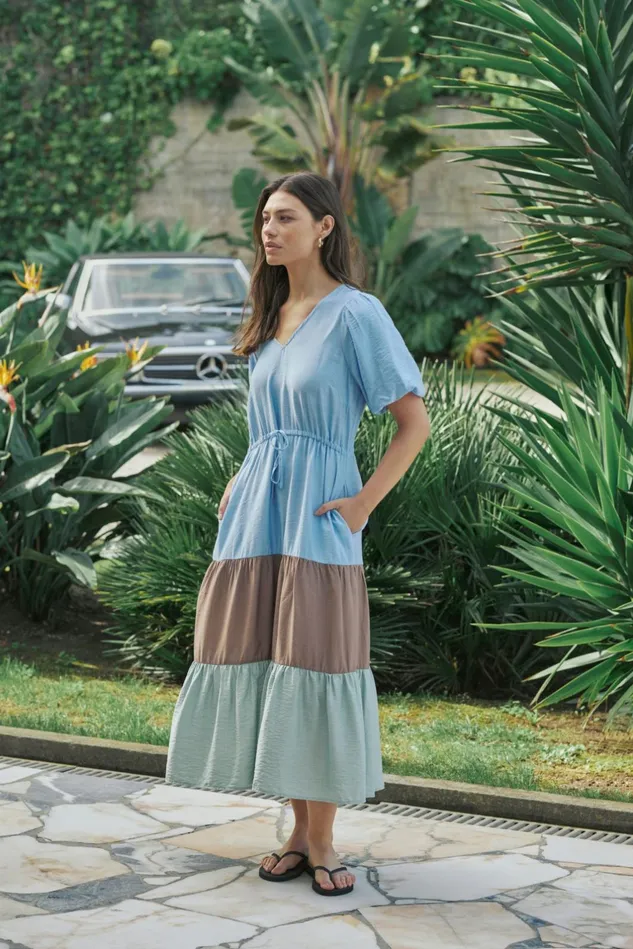 Dresses Women CULTURE CUamino Dress Cashmere Blue