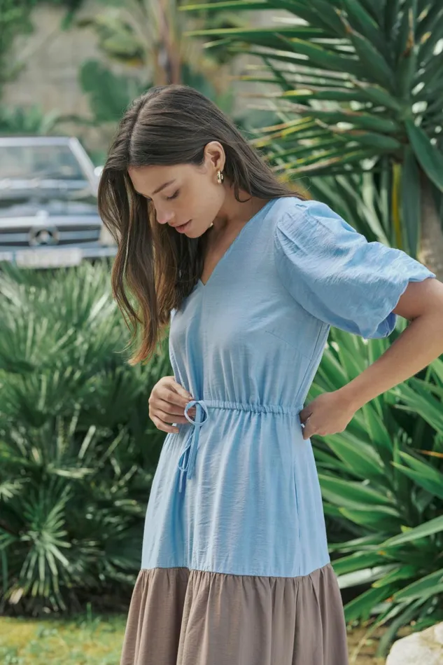 Dresses Women CULTURE CUamino Dress Cashmere Blue