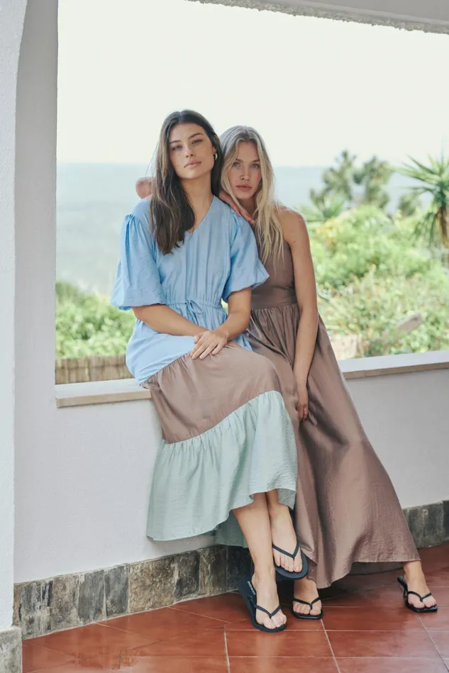 Dresses Women CULTURE CUamino Dress Cashmere Blue