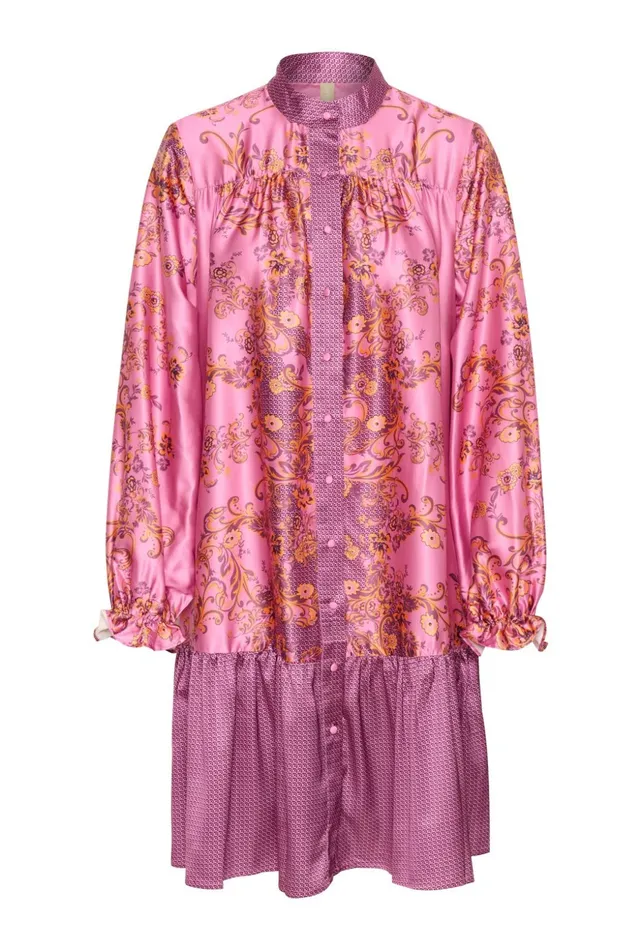 Dresses Women CULTURE CUarina Dress Phlox Pink Graphic