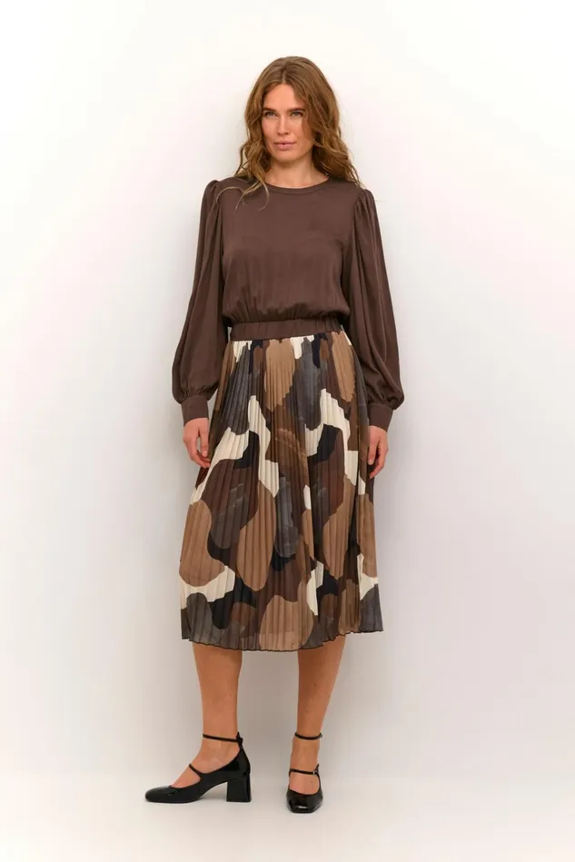 Dresses Women CULTURE CUcarly Dress Brown Art