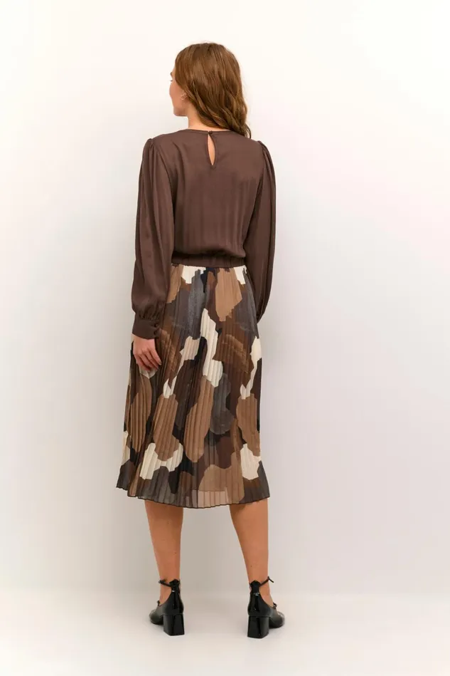 Dresses Women CULTURE CUcarly Dress Brown Art