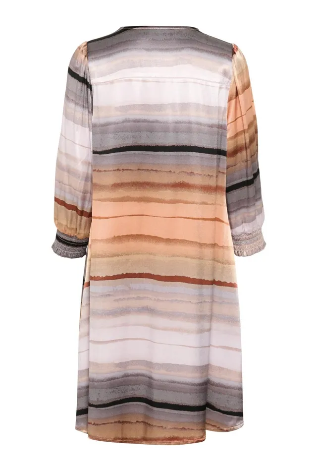 Dresses Women CULTURE CUibla Dress Rust Stribes