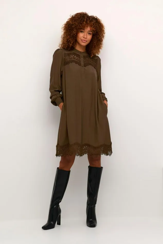 Dresses Women CULTURE CUtiffany Dress Demitasse