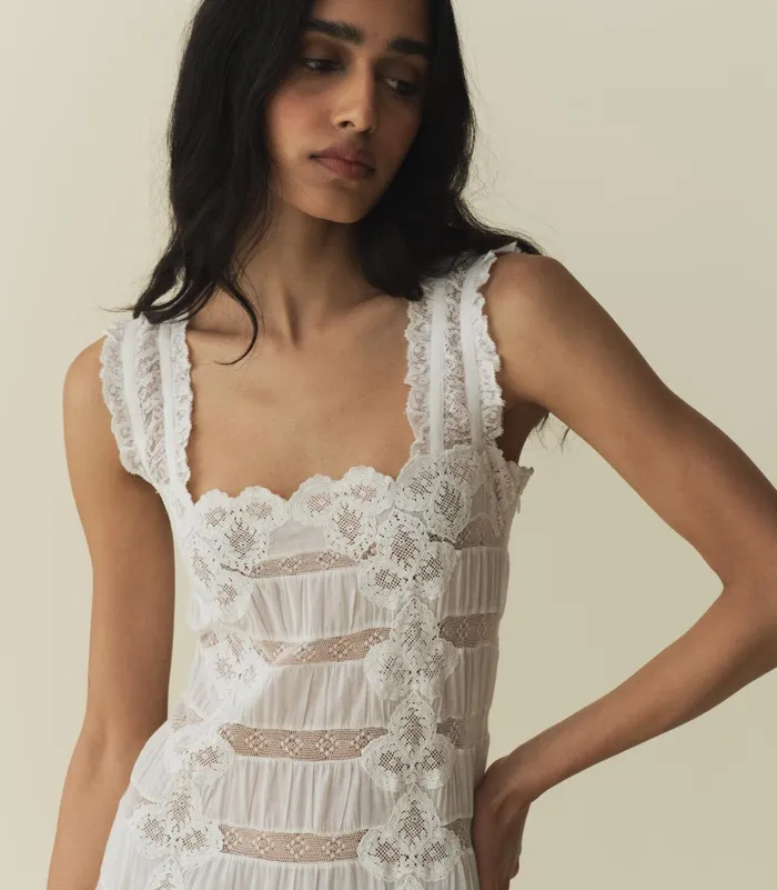 Dresses Women DEN Angeletta Dress Salt Dresses Women DEN Angeletta Dress Salt
