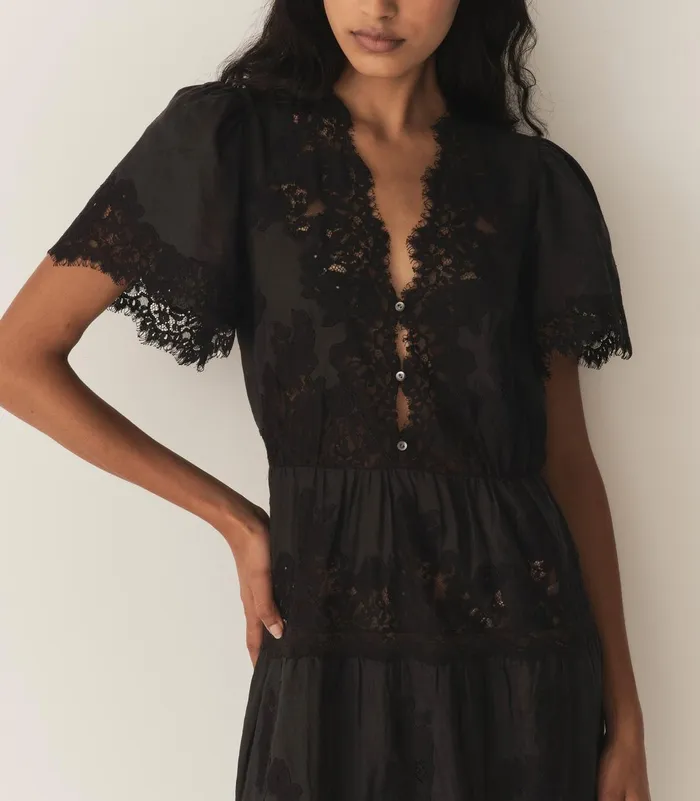 Dresses Women DEN Graciella Dress Black Dresses Women DEN Graciella Dress Black