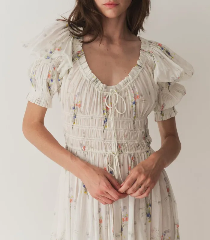 Dresses Women DEN Ischia Dress Painted Bouquet