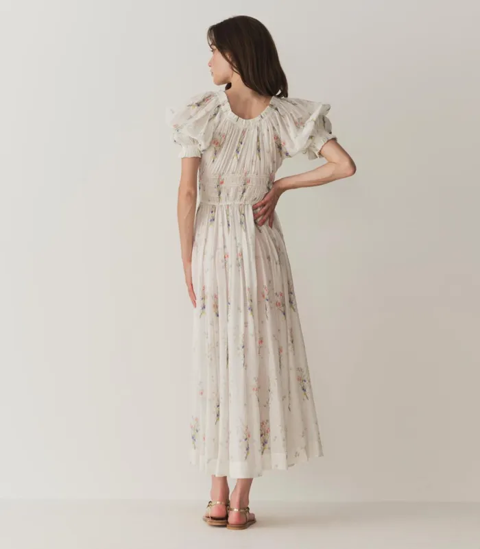Dresses Women DEN Ischia Dress Painted Bouquet Dresses Women DEN Ischia Dress Painted Bouquet