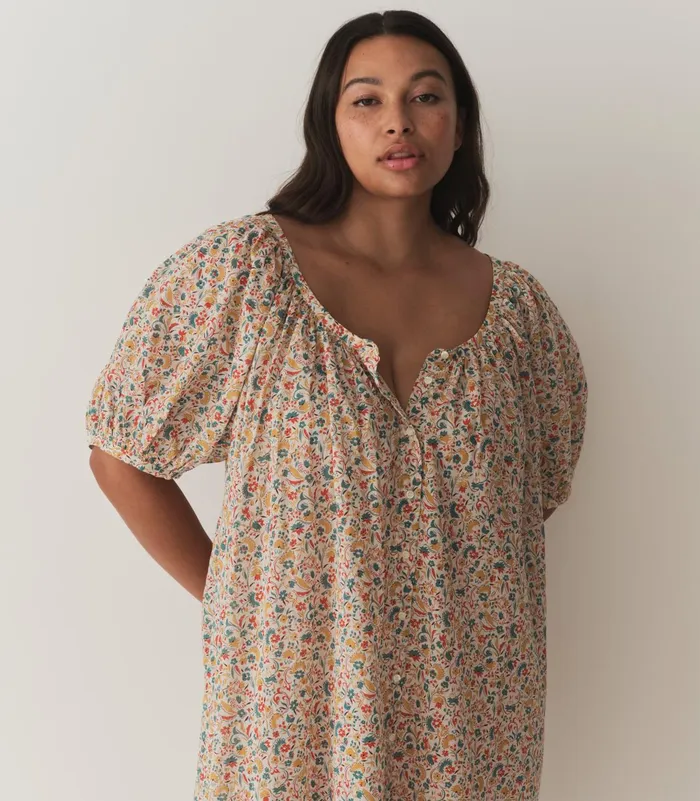 Dresses Women DEN Josette Dress Wild Clover Floral Dresses Women DEN Josette Dress Wild Clover Floral