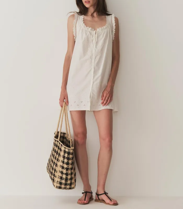 Dresses Women DEN Nessie Dress Salt Dresses Women DEN Nessie Dress Salt