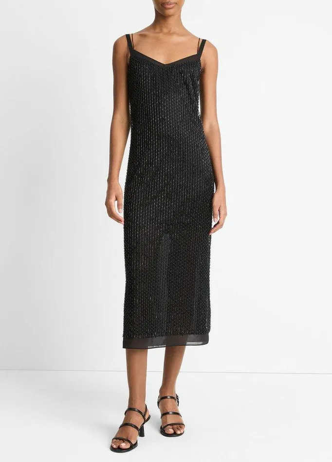 Dresses Women Vince Beaded Slip Dress Black