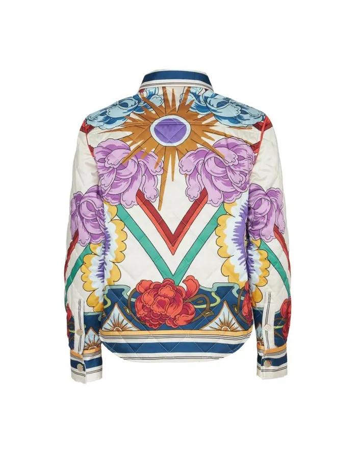 Edie Jacket Place Taormina Place Ivory Women La Double J Outerwear Edie Jacket Place Taormina Place Ivory Women La Double J Outerwear